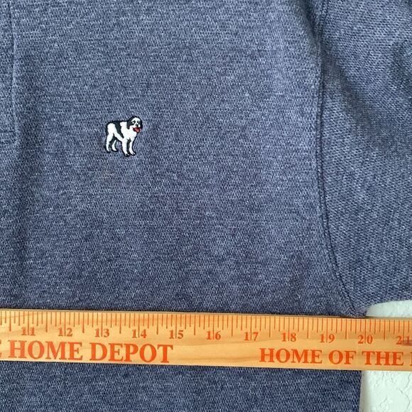 Big Dogs Gray Polo Shirt Classic Knit Design Size S - Picture 4 of 6